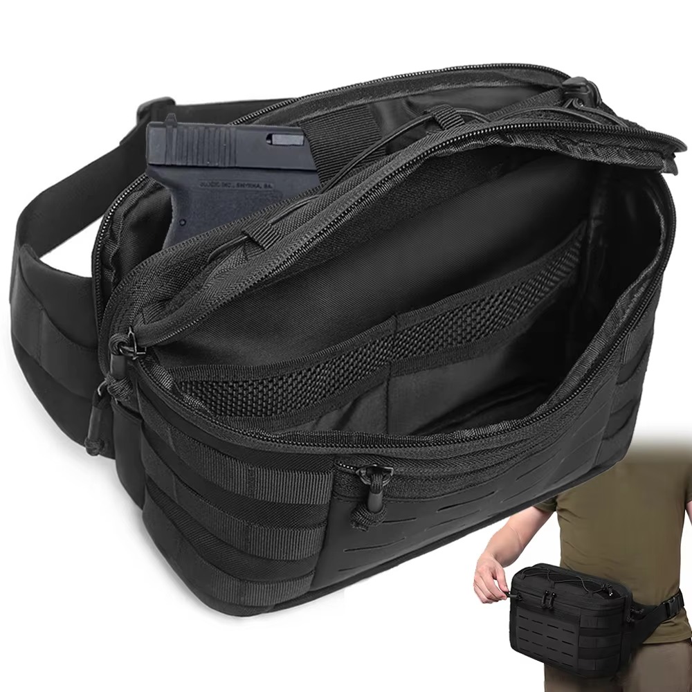 Edc Carry Fanny Pack - Tactical Fanny Pack Concealed Carry Pistol