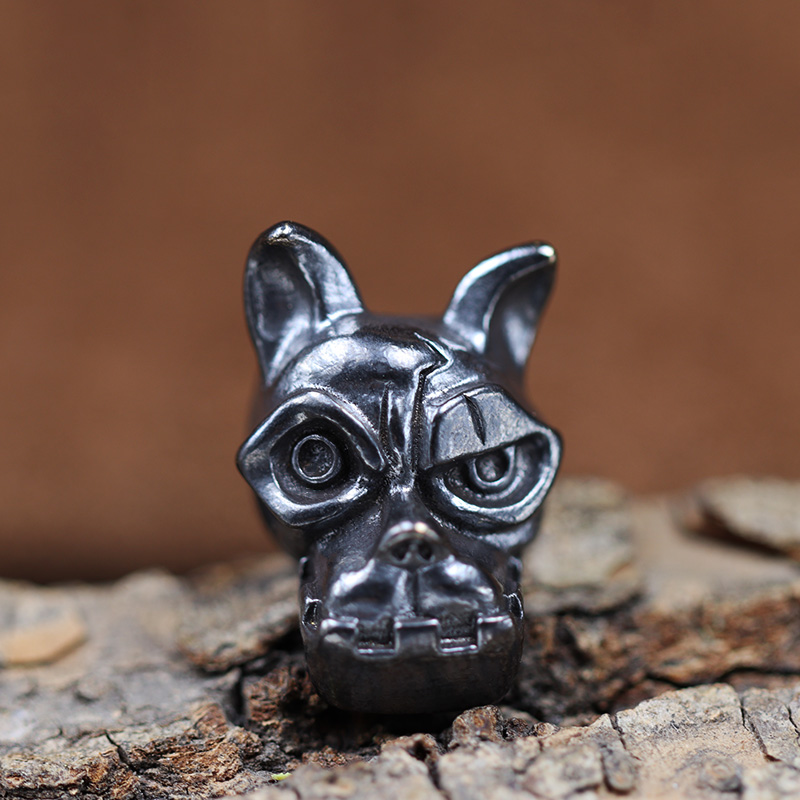 Bulldog Head Brass Knife Bead  - Edc Everyday Carry Knives recension och pris